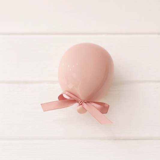 Palloncino in ceramica artigianale 10 cm da appendere