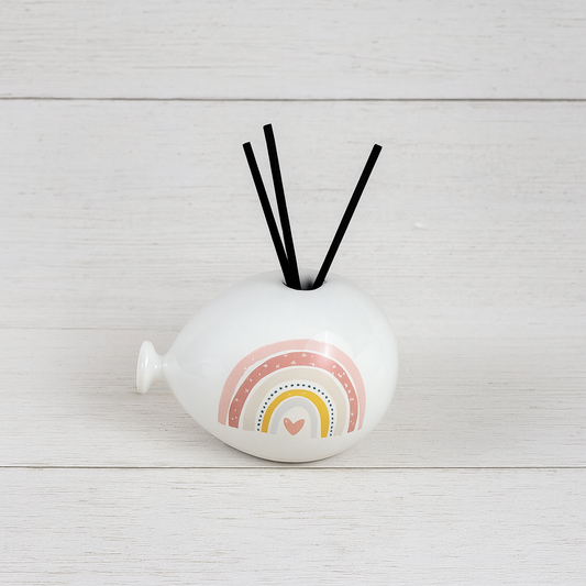 Profumatore Palloncino in ceramica artigianale 8 cm decorazione Arcobaleno