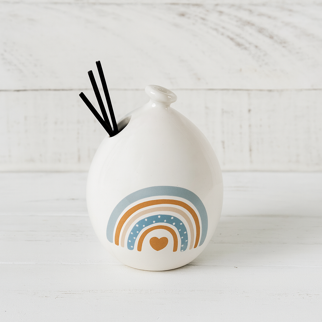 Profumatore Palloncino in ceramica artigianale 13 cm decorazione Arcobaleno