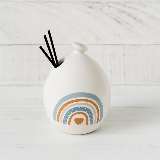 Profumatore Palloncino in ceramica artigianale 13 cm decorazione Arcobaleno
