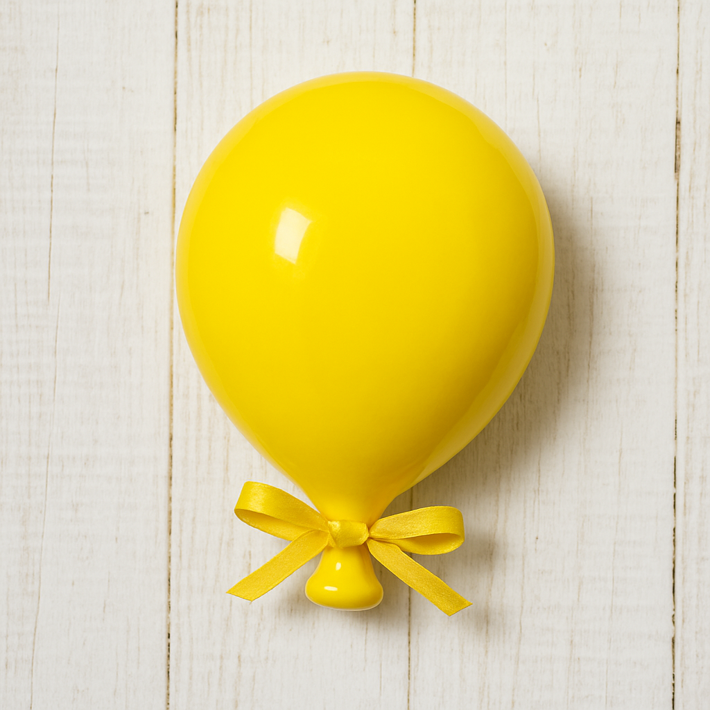 Palloncino in ceramica artigianale 15 cm da appendere