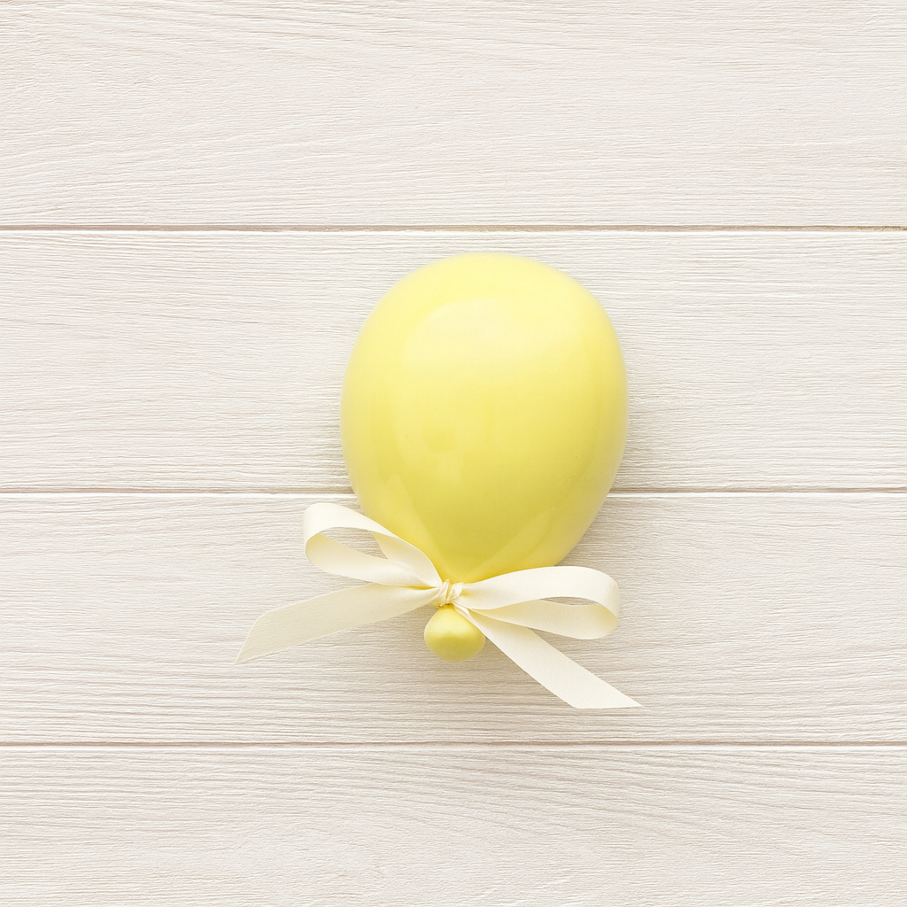 Palloncino in ceramica artigianale 10 cm da appendere