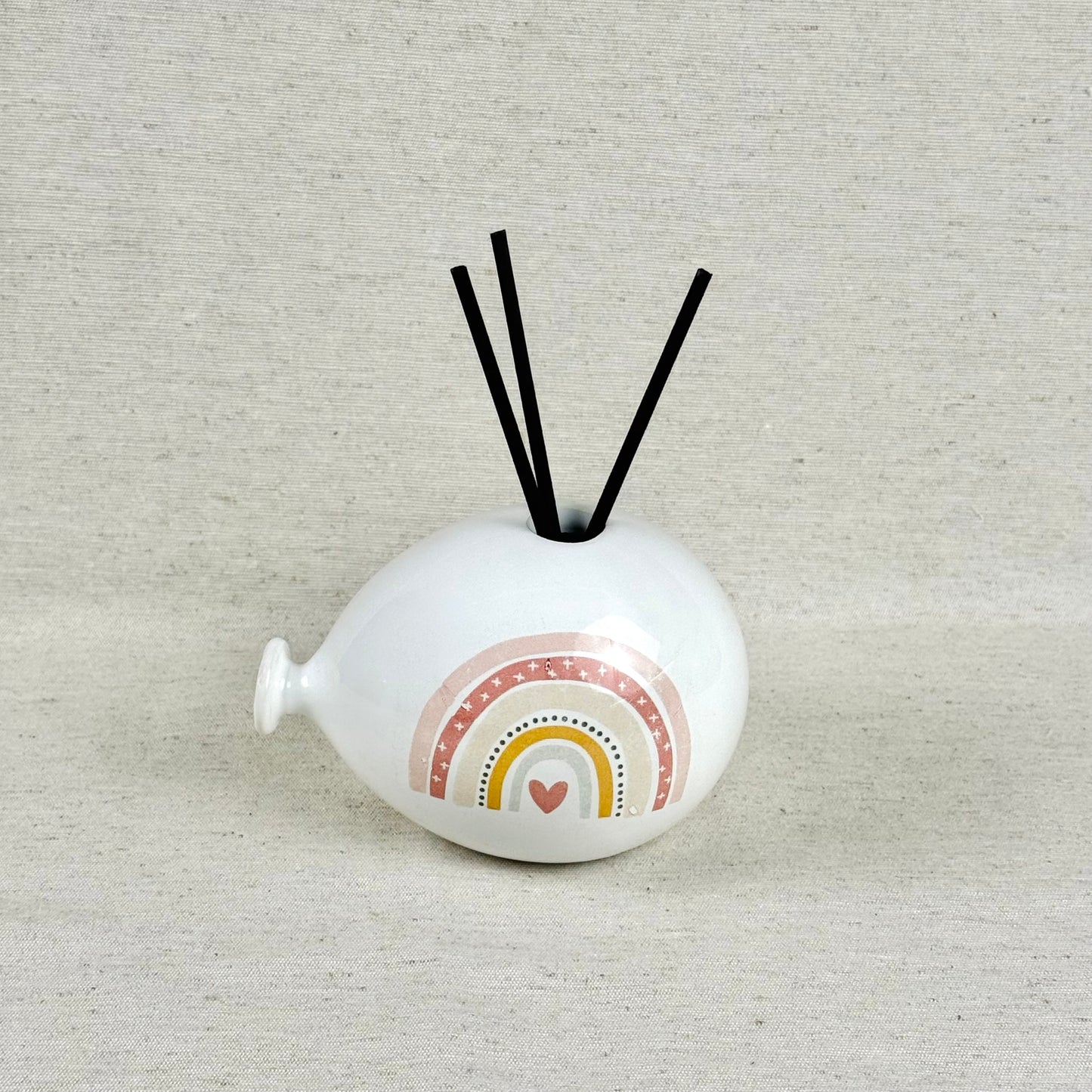Profumatore Palloncino in ceramica artigianale 8 cm decorazione Arcobaleno