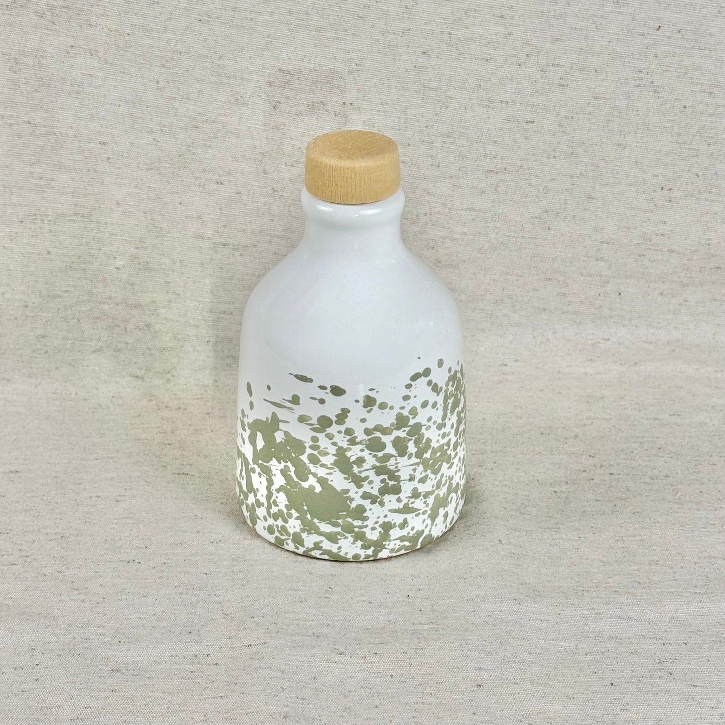 Orcio in ceramica artigianale da 100 ml decorazione schizzata